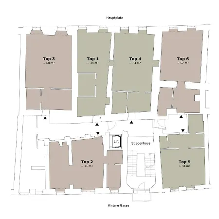 Apartmán Gh Alte Post Kombi 2 - 6 Gaeste Gmünd