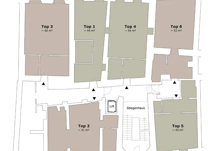 Gh Alte Post Kombi 2 - 6 Gaeste * 그문드